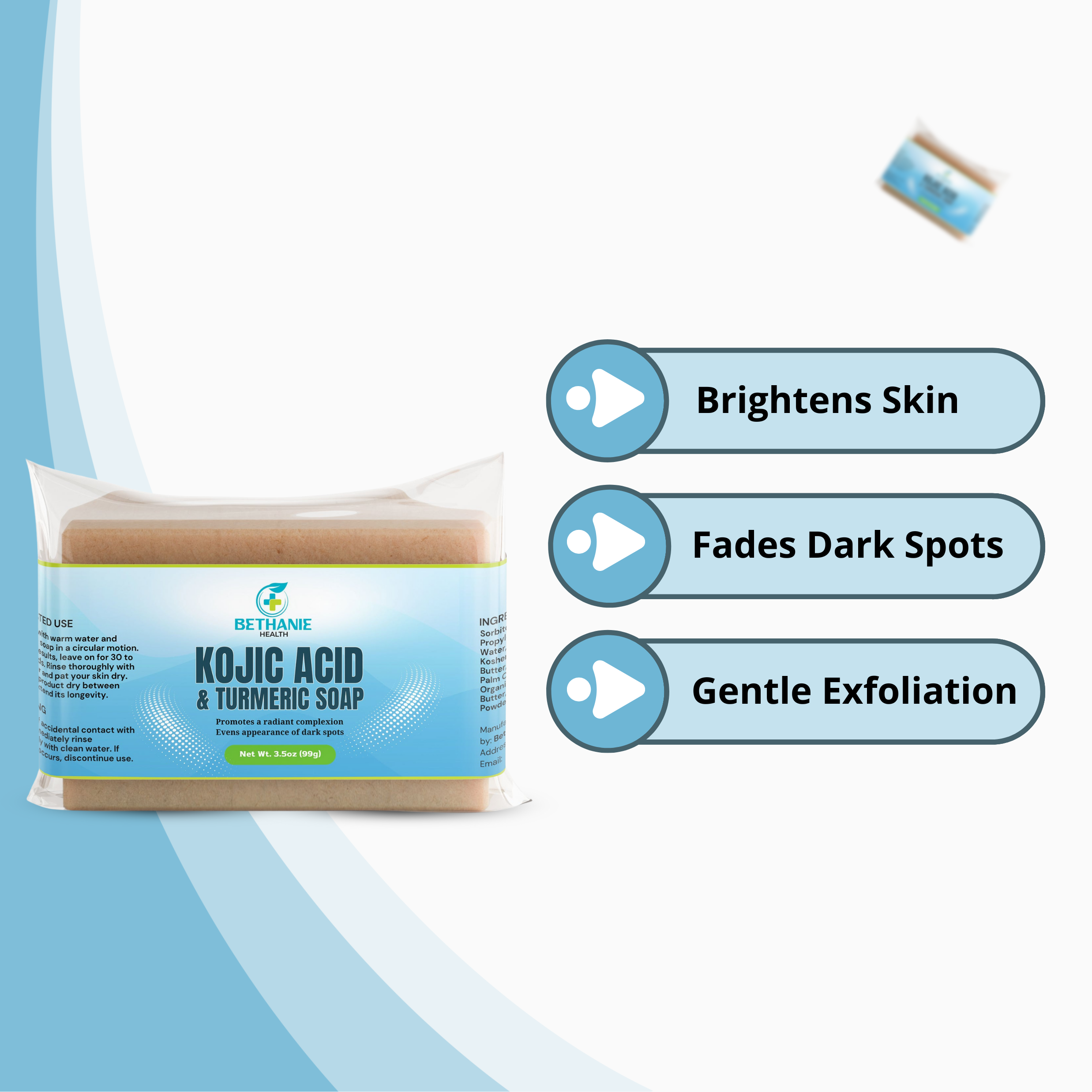 BETHANIE KOJIC ACID & TURMERIC SOAP